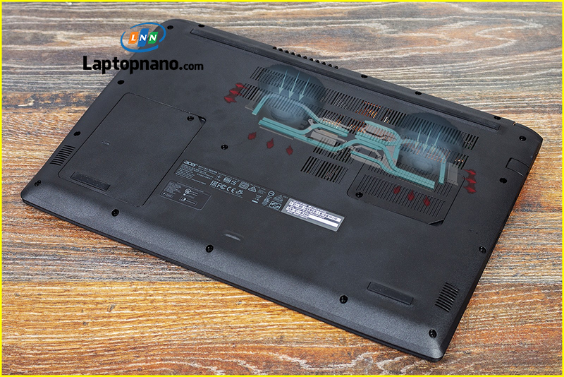 Laptop Acer Aspire 5 A515-51G-50NJ Core i5-8250U trang bị Tản nhiệt hiệu quả