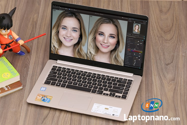 Laptop Asus Vivobook S510UA-BQ414T Core i5-8250U Trang bị Màn hình 15.6-inch iPS Full HD sắc nét