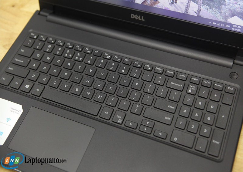 Laptop cũ Dell Inspiron 3567 i3-7020U Bàn Phím Số Tiện Lợi – Gõ Phím Êm Ái