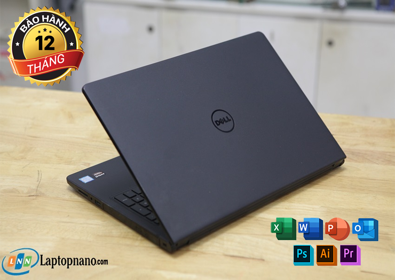 Laptop cũ Dell Inspiron 3567 i3-7020U Thiết Kế Thanh Lịch, Độ Bền Cao