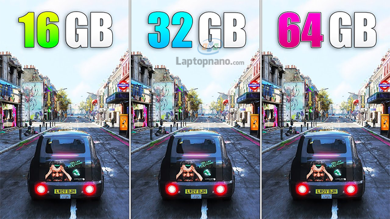 RAM tối thiểu 8GB – ưu tiên 16GB trở lên