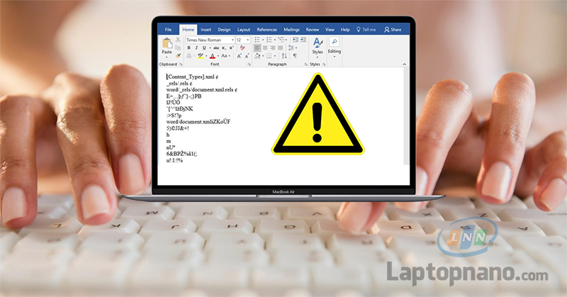 Biểu hiện phổ biến của bàn phím MacBook bị loạn chữ