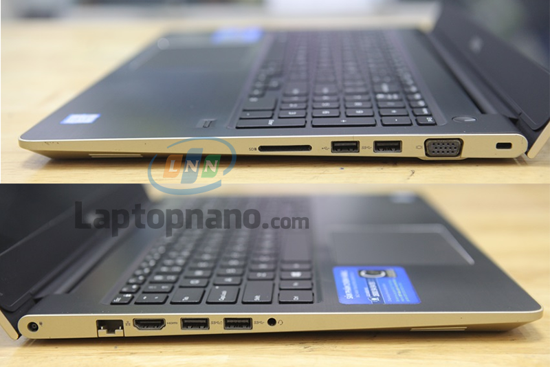 Dell Vostro 5568 Core i5-7200U đầy đủ cổng kết nối