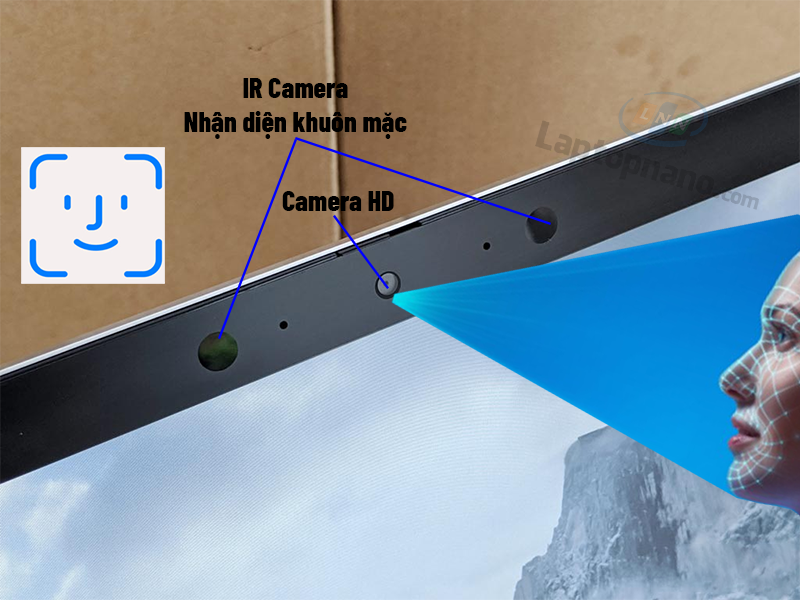 HP Elitebook 1040 G6 X360 Core i5 8250U bảo mật Face iD nhận diện khuôn mặt