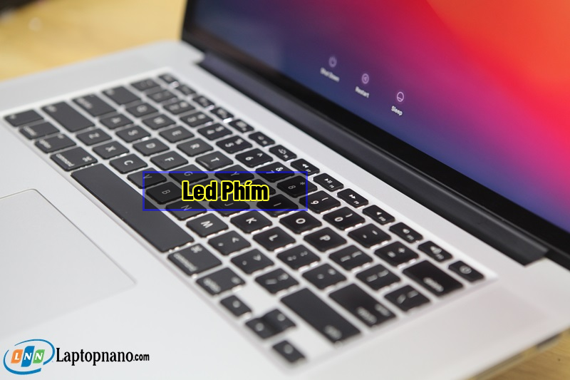 Macbook Pro Retina 15 inch 2014 MGXA2 i7 led phím