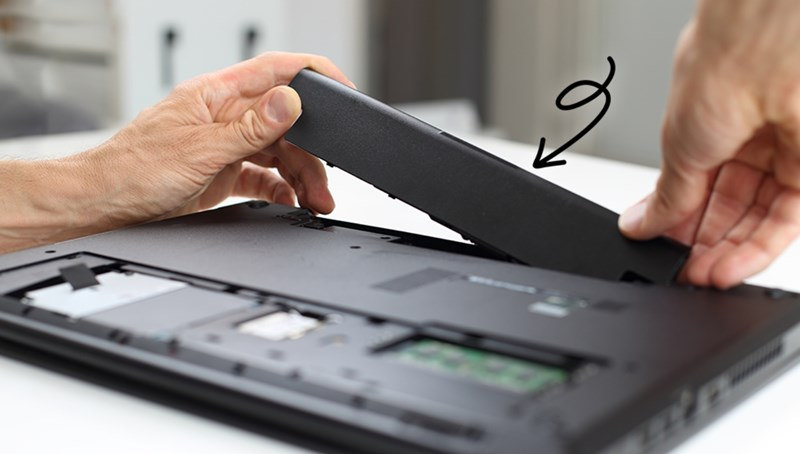 Reset pin laptop Dell